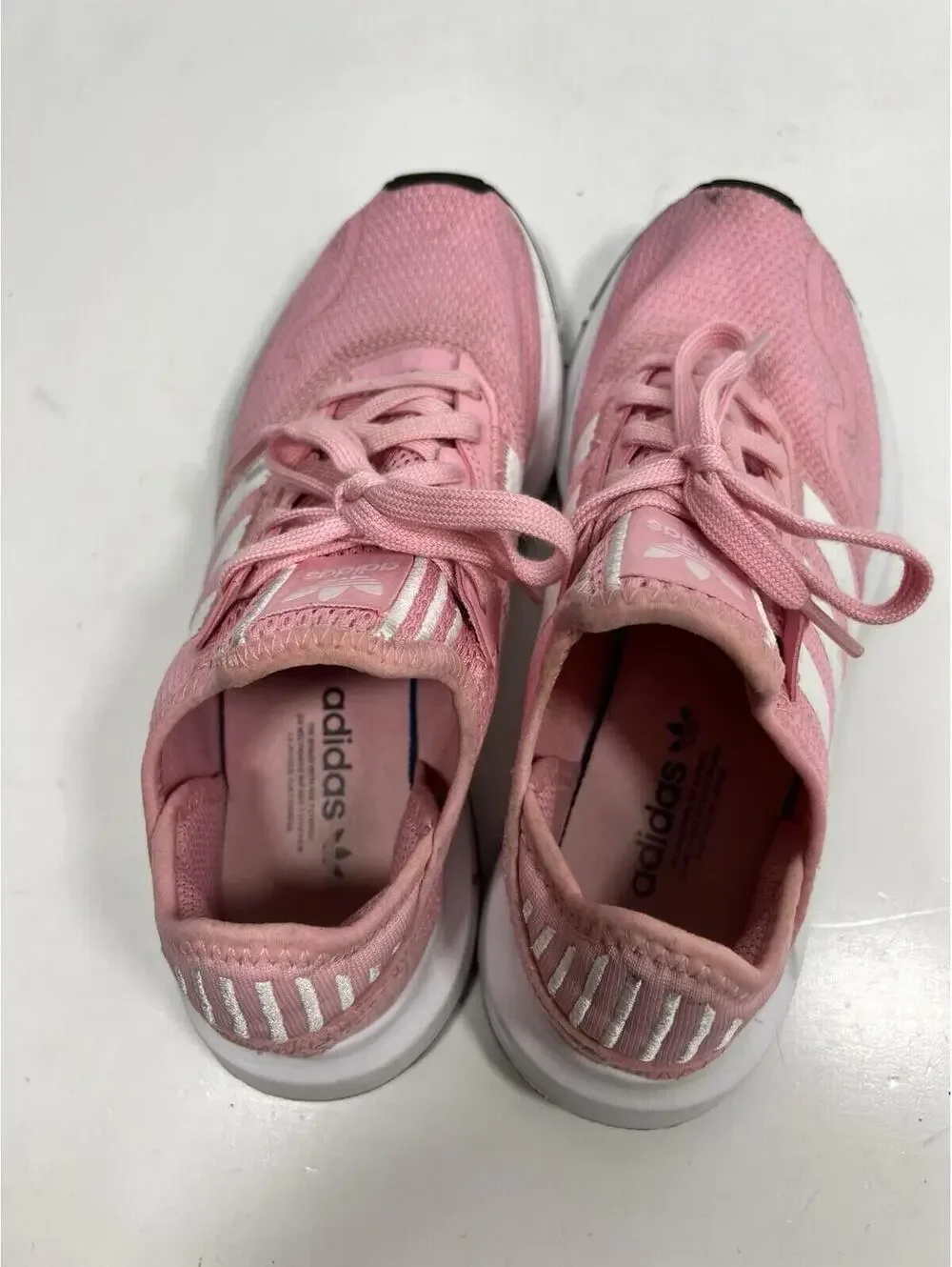 adidas pink white